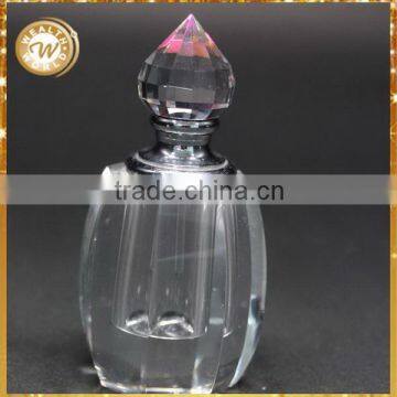 Popular unique 50ml square crystal perfume bottle