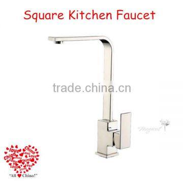 Chrome Plated Kitchen Faucet, Brass Sink Mixer