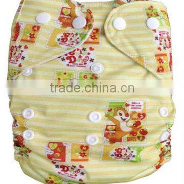 New Cute Baby Diaper Eco-Friendly Adjustable Nappies Custom Printed Diaper