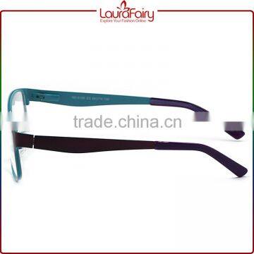 Laura Fairy Quality Stylish Mutil Color Metal Eyeglasses Optical Frames With Spring Temple photo-3