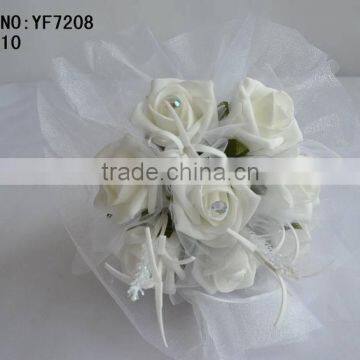 artficial flower wedding bride bouquet