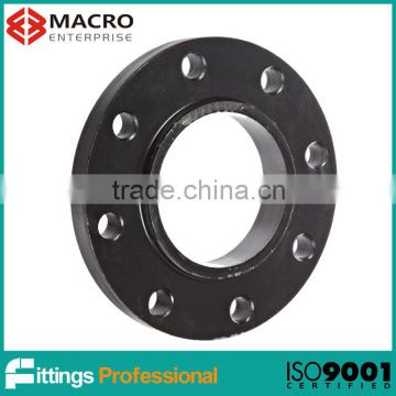 Black ANSI Standard Carbon Steel Flange