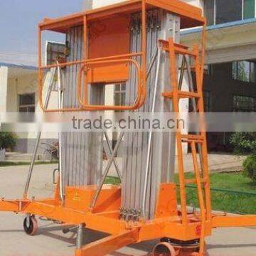 double aluminum lift cherry picker man lift