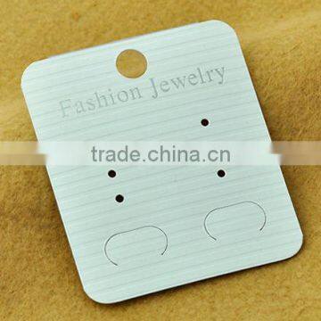 Beautiful pvc earring card with lip custom printed jewelry card