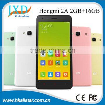 New Xiaomi hongmi 2A 4G L1860C quad core dual sim dual standby 2G RAM 16G ROM