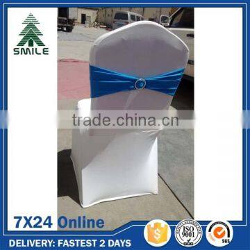 Wholesale White Red Blue Spandex Chair Covers for Sale photo-4