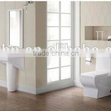 one piece toilet antique sanitary ware , toilet basin bidet in colorful planting                        
                                                Quality Choice