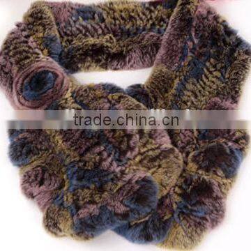 Winter pure rabbit scarf female rabbit hair scraf wholesale manufacturers extended warm scarf