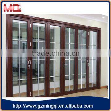 aluminum frame accordion glass door for balcony