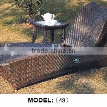 Outdoor PE Rattan Pool or Poolside Sunbed photo-3