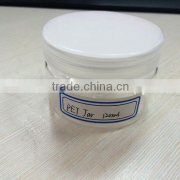 120ml design empty plastic PET cosmetics Jar