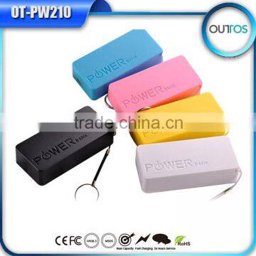 New Fashion Item 2015 Power Pack Logo USB Portable Charger with Multi USB Port