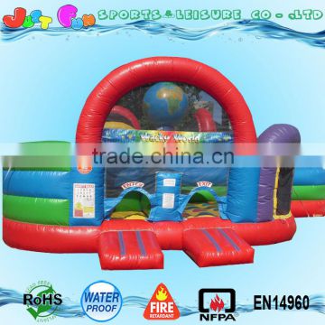 inflatable wacky world obstle for child