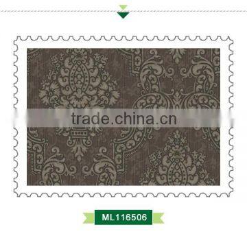 Buy Deep Embossed Vinyl Wallpaper, Gravel Antique Damask Wall Mural for Administration , Beautiful Wall Paper Corparation photo-3