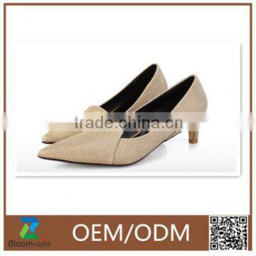 2016 spring special deisign high heel shoes kids for young lady