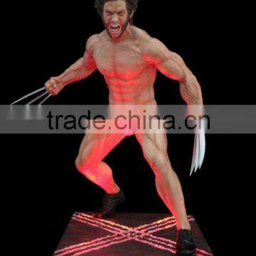 LED action x-men origins wolverine resin figurine