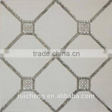 Anti slip bathroom floor tiles with metallic glaze for indoor wall and floor 300x300mm