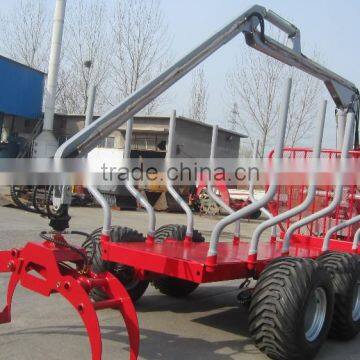 Orignal Mufacturer From China!!12 ton log trailer with crane, timer trailer with crane ZM12006,12 ton model log loader grapple