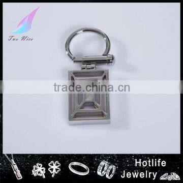 Bulk Buy From China Good Quality Plain Personalized 316L Key Chain Wholesale