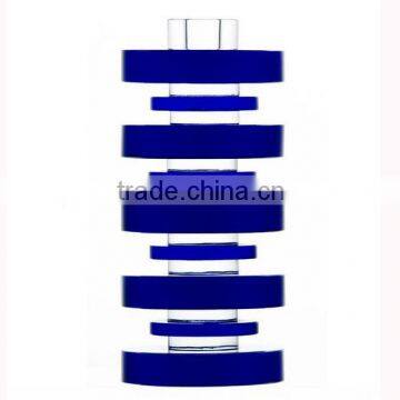 fashion colored crystal canlde holder for table centerpieces