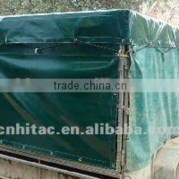 Heavy Duty Polyester PVC Trailer Cage Cover