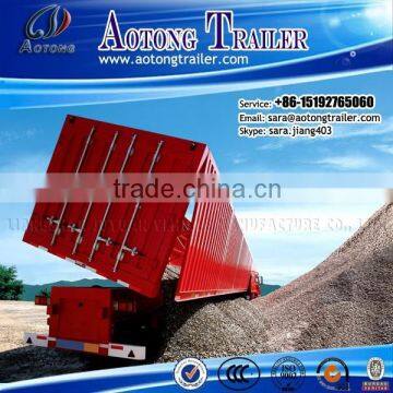 China High quality best selling side tipper semi trailer dump trailer for sale