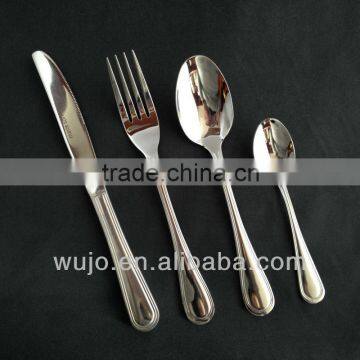 18/10 silverware set for hotel use