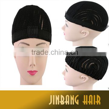 2016 Alibaba Best Selling Adjustable Braided Wig Weaving Cap Cornrow Wig Caps For Making Wigs