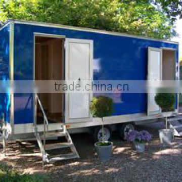 Container trailer,trailer toilet, Portable Toilet, Movable trailer Toilet