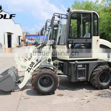 800kg Mini Loader Hot Sale WOLF Mini Loader With 4 in 1 Bucket photo-2