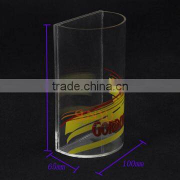 Plexiglass Products Clear Acrylic Wine Box With Logo
