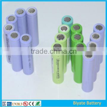 Biyate 18650 cylindrical 2600mah lithium battery factory