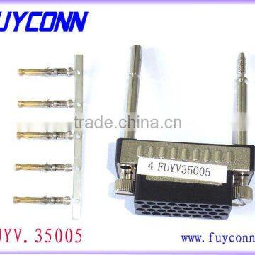34Pin V.35 Female Receptacle Connector Crimping Terminal Housing With Metal Shell photo-3