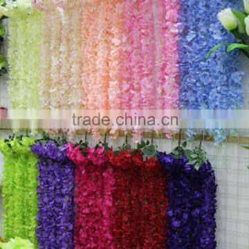 Wisteria Wedding Artificial Flower Wall Wholesale Silk Flower Wall Decoration