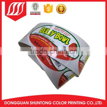 adhesive waterproof food label