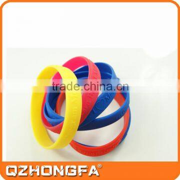 2015 Free Logo Design Branded Silicone Bracelet