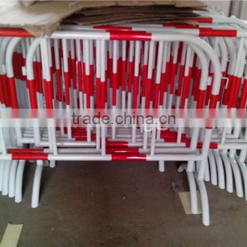 Decorative road traffic removable barriers metal fence