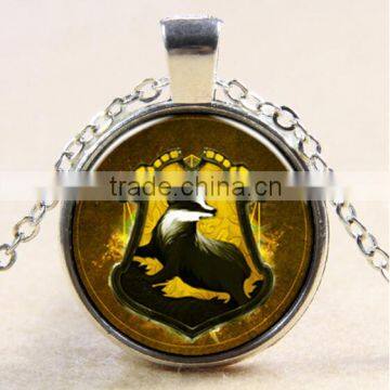 DIY Fox necklace glass dome jewelry Photo glass dome jewelry Art photo necklace