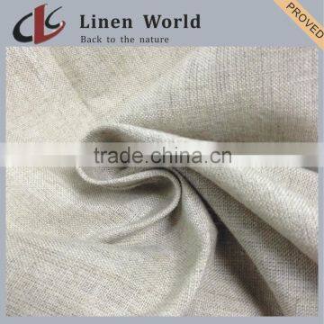 Single Natural 100% Linen 14*14 50*54 63" Greige Fabric For Garment