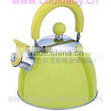 stainless steel(metal) whistling kettle(water kettle,tea kettle,tea pot,teapot,cookware set)