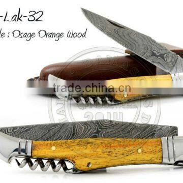 Damascus Steel Laguiole Knife DD-LAK-32