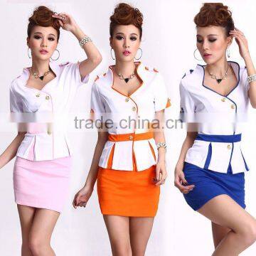 new design promotion sexy costume short sleeve dress for whosale china factory