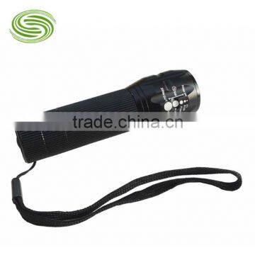 Wholesale or Retail Zoomlight Bike Telescopic Focusing Flashlight Third Gear / lumens zoom light flashlight