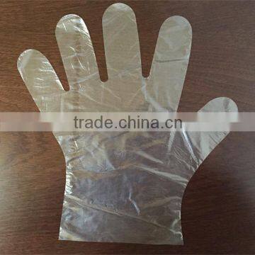 sterile pe disposable gloves/folded pe glove