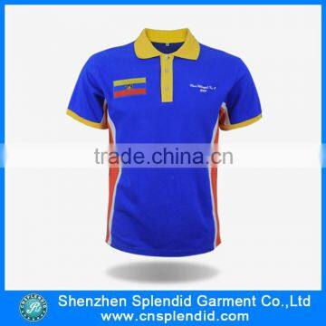 shenzhen factory embroidery design polo t shirt custom clothing