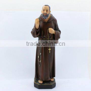 Polyresin St Saint Padre Pio Statue Catholic Religious Items photo-4