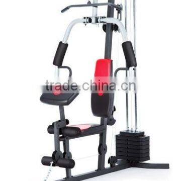 Home Gym Weider 214 lb Stack, 300 lbs, exercise chart, ankle strap, vinyl seats