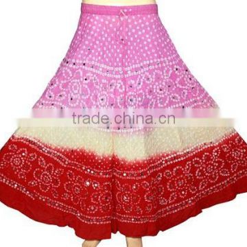 WOMENS CLOTHING Skirts BANDHEJ LONG SKIRT BANDHANI SKIRT