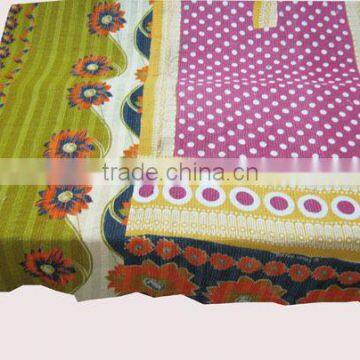 Decorative Kantha Throw Indian Kantha Gudari/Indian Kantha quilts