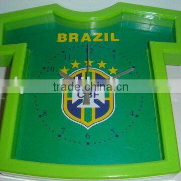 Country Mark Clock Brazil Clock Football Team Club Clock